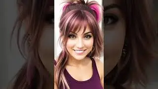#unique hair colour with highlights#short video