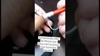 Como consertar Cabo de IPhone que parou de funcionar!!
