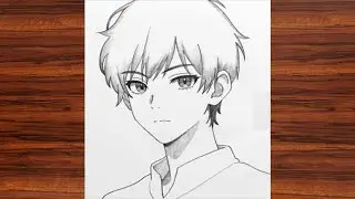 How to Draw an Anime Boy Step by Step || Easy Anime Drawing || Anime Art Tutorial 