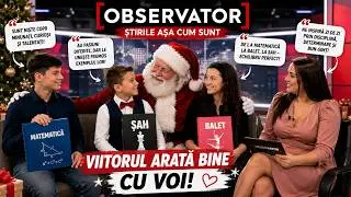 🎅 Moșul a venit la Observator – surpriză specială la Antena 1