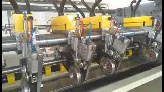 slitting and creasing machine for corrugation line