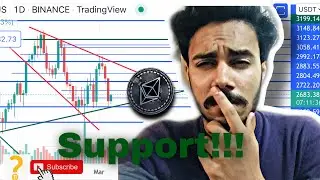 #ethereum is on a Level of Big Support!!! | Must Watch | Question Mark