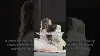 A rare and emotional moment from Ling, and Orm never left her side. So heartwarming🥺#lingorm