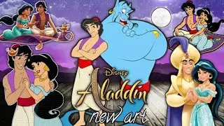 Aladdin new art #aladdin #moviealaddin #artwork #craft #nwe #cartoon