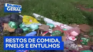 Moradores do Recanto das Emas denunciam descarte irregular de lixo na quadra 511 | Balanço Geral DF