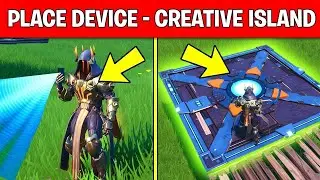 Fortnite place Device on Creative Island