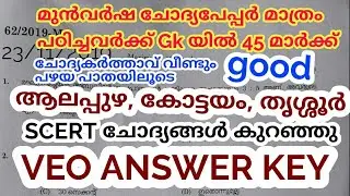 VEO ANSWER KEY 23/11/2019