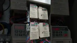 VFD's to control 4 conveyor newly install.. #technology #electrical #electronics #control
