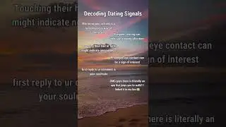 Decoding Dating Signals 💞