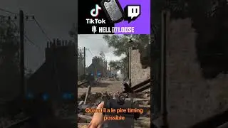 le pauvre &agrave; subit le bad timing! #nei_viv #gaming #ww2 #hellletloose #gaming #pc #timing