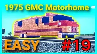 EASY 1975 GMC Motorhome Tutorial ][ Minecraft Vehicles #19