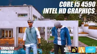 INTEL CORE i5 4590 + INTEL HD GRAPHICS GTA 5 FIVEM TEST | Core i5 4590 Gaming Test