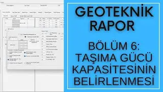 B&ouml;l&uuml;m 6: Taşıma G&uuml;c&uuml; Kapasitesinin TBDY 2018'e g&ouml;re Belirlenmesi-GeoteknikPro STUDIO Kullanım Serisi