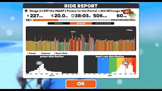 Zwift Racing - Off The MAAP - Stage 3: Power to the Portal + Old Willunga Hill