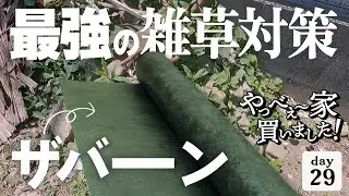 【作業29日目】驚愕！瓦の処分費？雑草駆除、コスパで考えたら、「ザバーン」かも。