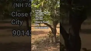 9 Acres Agriculture Land for Sale at Amangal || Close to Fourth City 🌆 #agriculturalland