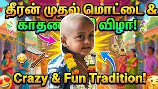 காது குத்து Function Tamil | Traditional ear piercing at Temple #kathukuthu
