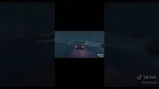 Night Drive in a Sports Car During a Storm#NightDrive #SportsCar #StormyNight #CarRide