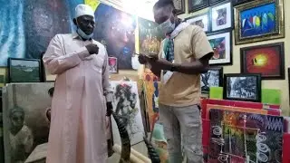 Negotiating Prices & Buy Art at Jakande Art Market, Lekki Lagos