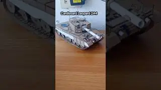 Cardboard Leopard 2A4 #cardboardcraft #germany #diy #cardboard #warthunder #tank #leopard2 #engineer