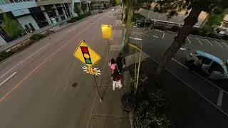 Fake drone effect using insta360 X4