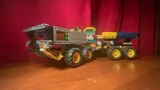 Lego power functions custom articulated 8X8 vehicle