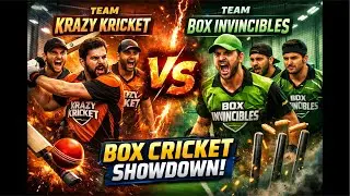 🥊 TEAM KRAZY KRICKET vs TEAM BOX INVINCIBLES 🥊 360• GROUND 🏟️ MUST WATCH!!