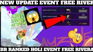 NEW UPDATE EVENT FREE RIVERA😱👍 BR RANKED HOLI EVENT FREE RIVERA 2025