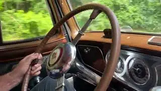 1937 Packard V12 Passenger Limo Driving