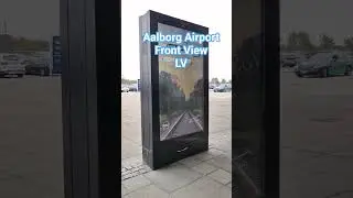 Aalborg Airport Front View | Denmark Travel Short ✈️ #Shorts