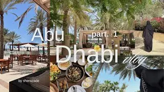 🇦🇪Weekend in Abu Dhabi - part 1 | Sheraton Hotel tour, Middle Eastern Food