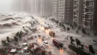 Destructive Super-Typhoon Yagi Floods Southern China and Hong Kong! How the Typhoon Shocked China