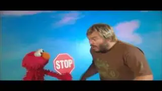 Jack Black in Sesame Street [Swarce Museum]