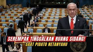 Delegasi Negara Walk Out Saat PM Israel Netanyahu Pidato di Sidang PBB