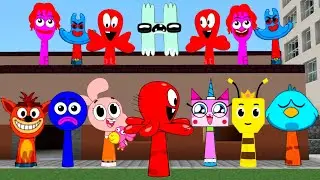 Sprunki OC Fred Phase 2 from Pocoyo added in Minecraft PE