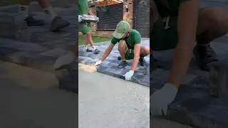 How to Master Professional Paving: Tips for a Flawless Finish! 🧱✨ #construction#pavement#workers