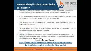 Modacrylic Fibre Market