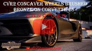 CVR2 20'' CONCAVER WHEELS ON CHEVROLET CORVETT C8