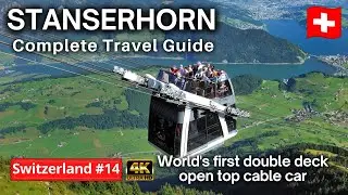 🇨🇭 Stanserhorn Switzerland | Lucerne to Stanserhorn Day Trip | Mt Stanserhorn CabriO #Stanserhorn