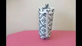 Porta papel toalha com garrafa pet de 3 litros