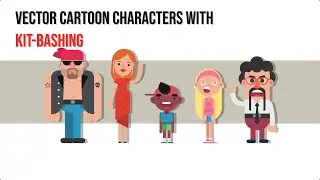 Vector Character Design with Kit-Bashing - PROMO