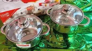 Classic Kitchen Essentials Set | Adore Casserole 2Pcs Set #stainlesssteel #kitchenset