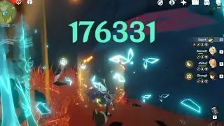 XIAO SUPER HIGH 170k+ Plunge Damage 🔥 (Highest Xiao damage yet ?)