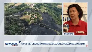 Crveni krst Srbije otvorio namenski račun za pomoć porodicama pogođenim požarima