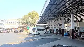 บรรยากาศสถานีขนส่งปราสาท จังหวัดสุรินทร์ รอบบ่าย