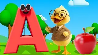 Песня ABC Duck 🎵 Изучайте фонетику от А до Я с друзьями-кряками | Веселое видео с алфавитом для д...