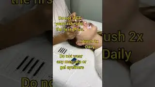 Lash Aftercare Tips