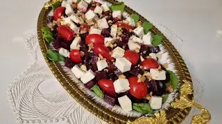 💥Лучший салат из свёклы, рукколо и сыра💥 #рекомендации #вкусно #рецепты #вгостяхуриты 