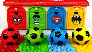 Oddly ASMR Garage | How I Made Rainbow Beads and Pokemon in 4 Colors Soccer Balls Satisfying #3