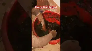 MASTER Art Mixers Create Amazing Grace Wall Designs #shorts #trending #love #viral #youtubeshorts